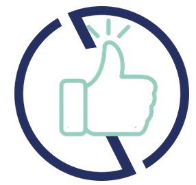 Satisfaction rate icon